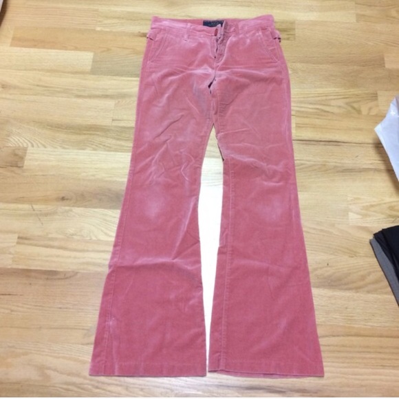 Juicy Couture Pants - Rose pink suede flare leg pants juicy couture
